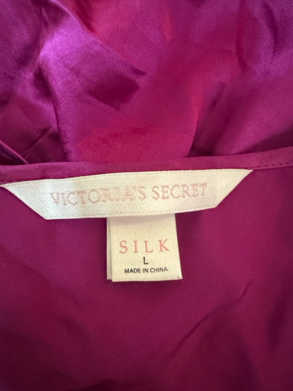 Victoria Secret | Pink Silk Vintage Babydoll Nightgown Slip Dress - Picture 2 of 4
